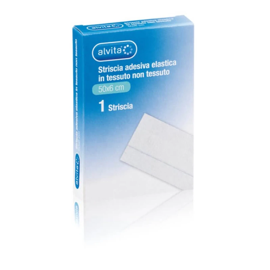 Alvita Nonwoven Fabric Adhesive Strip Size 50x6cm
