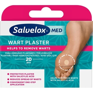 SALVELOX MED ESPARADRAPO VERRUGAS 20UDS