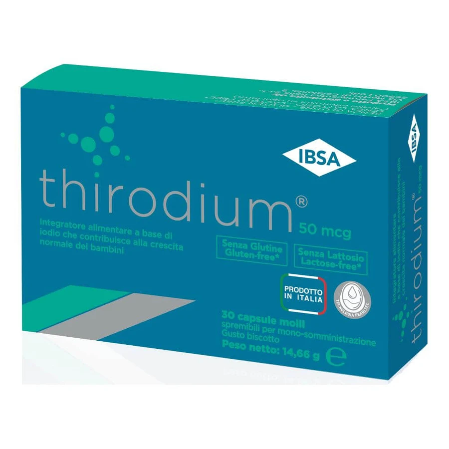 THIRODIUM 50mcg 30 Capsules