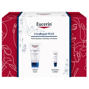 Eucerin UreaRepair Plus Hand Cream 75ml + Lip Balm 10ml Box Set