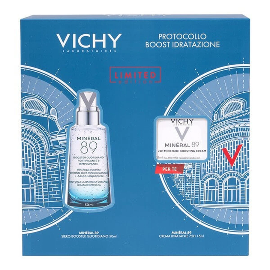 Vichy geschenkdoos met Minéral 89 serum en hydraterende crème