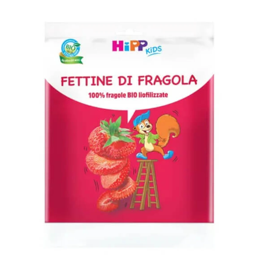 HiPP Bio Snack Freeze-Dried Strawberry Slices 10g