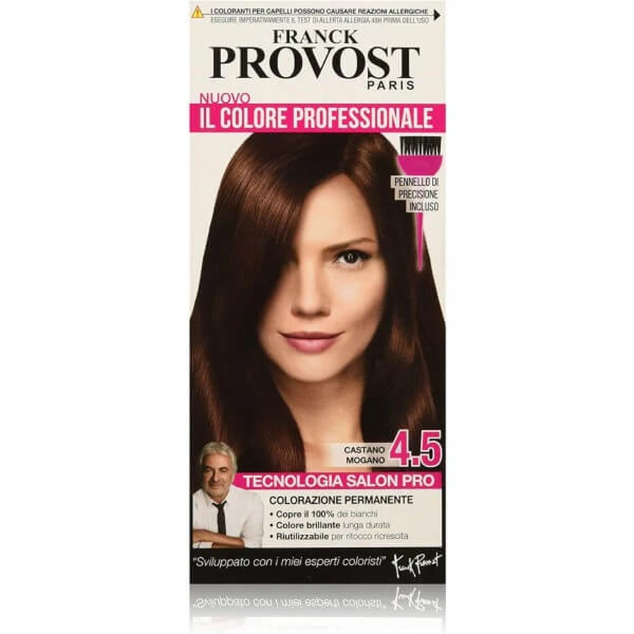 FRANK PROVOST PROFESSIONAL PERMANENT COLORING 4.5 MAHOGANY BROWN