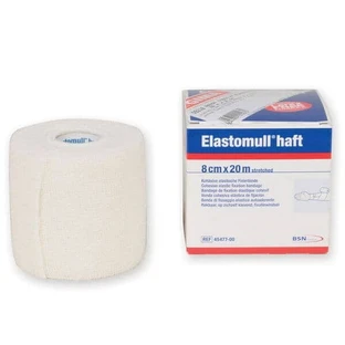 Elastomull Haftbandage 20m x 8cm - Selbstklebende elastische Binde zur Fixierung von Verbänden