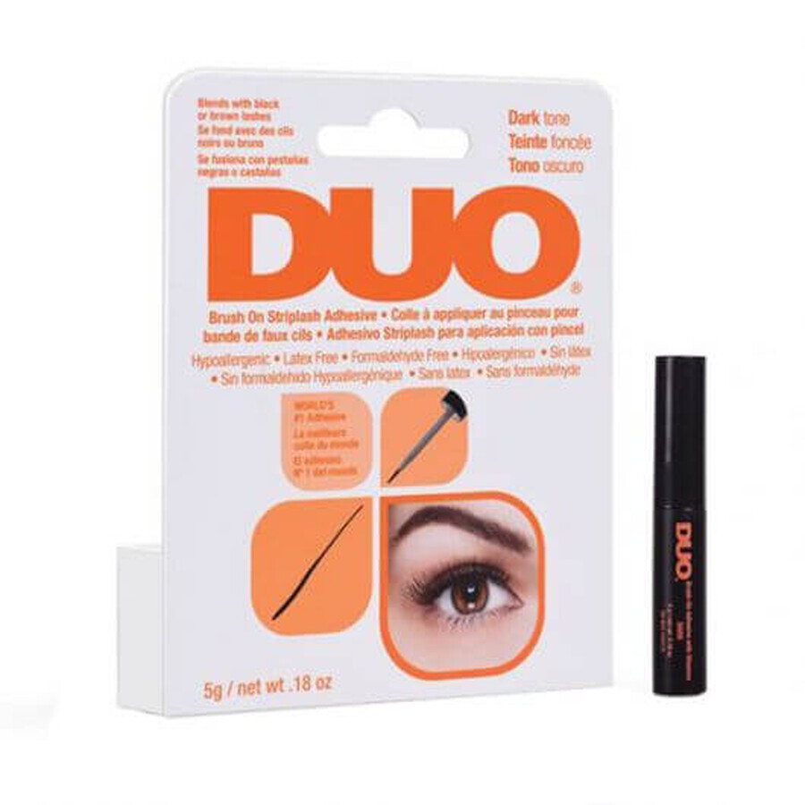 Boutique Duo Brush On adhésif pour faux cils avec brosse noir 5g Duo Brush On adhésif pour faux cils avec brosse noir 5g