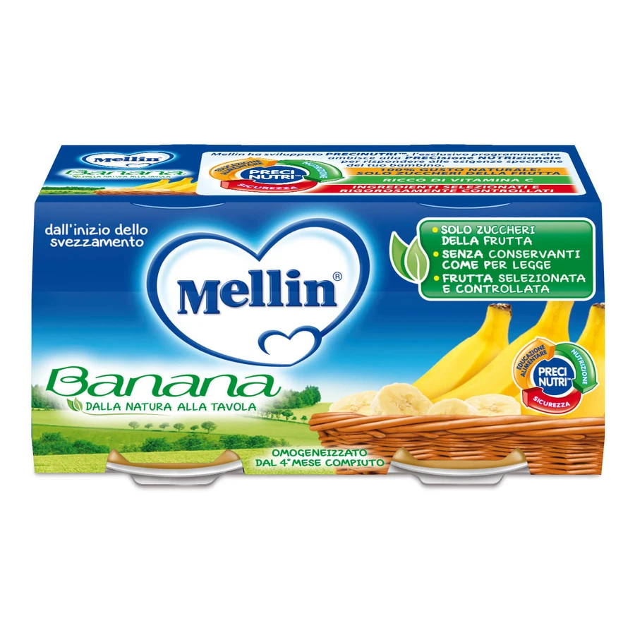Mellin Banana Homogenized 2x100g