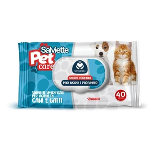 PET POP UP WIPES 40PCS