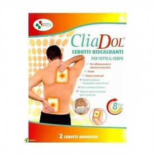 Cliadol Plâtres chauffants pour le dos 2 pièces