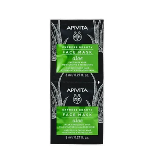 Apivita Mascarilla Facial Hidratante Refrescante Aloe Vera 2x8ml