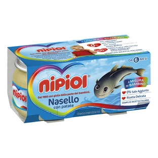 OMO NIPIOL Hake+Pat.2x80g