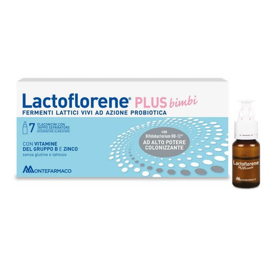 Lactoflorene® Plus Bimbi Milchsäurebakterien Supplement - 7 Fläschchen
