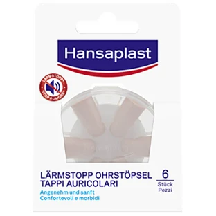 HANSAPLAST EAR PLUGS 6PCS