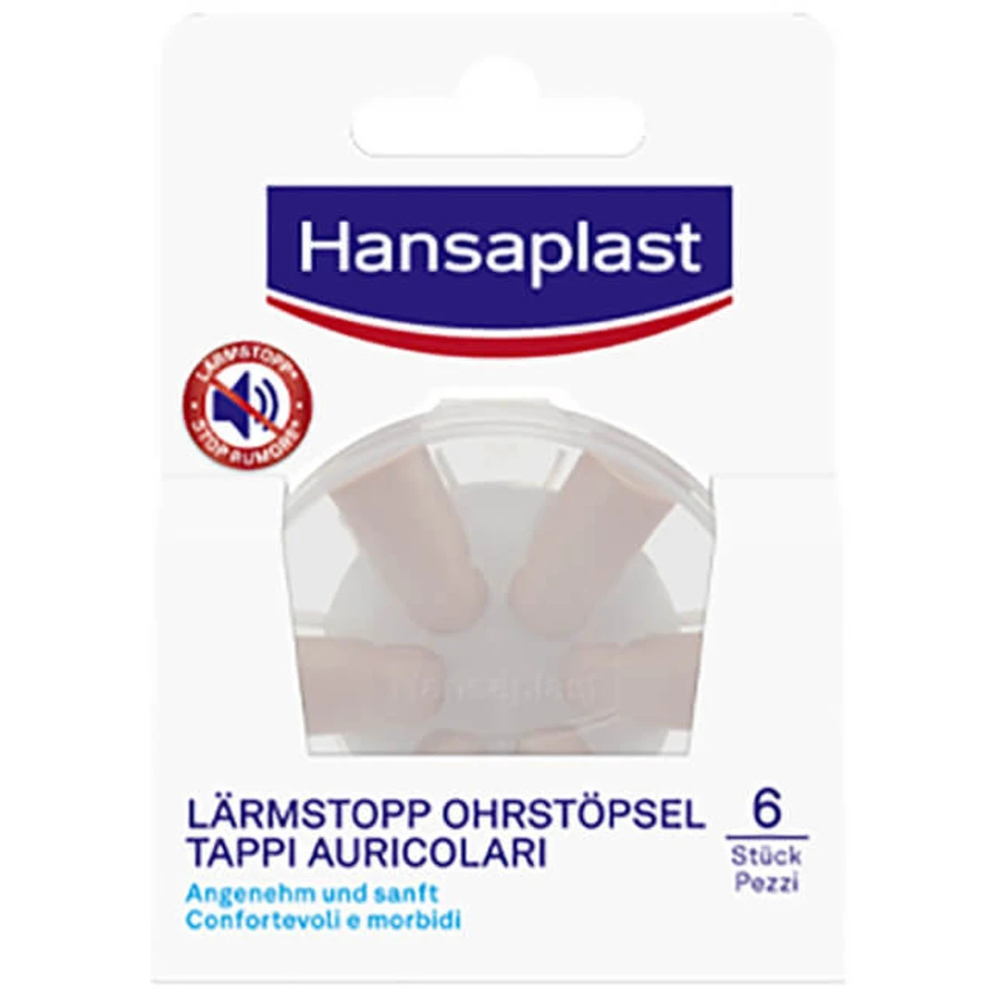 HANSAPLAST EAR PLUGS 6PCS
