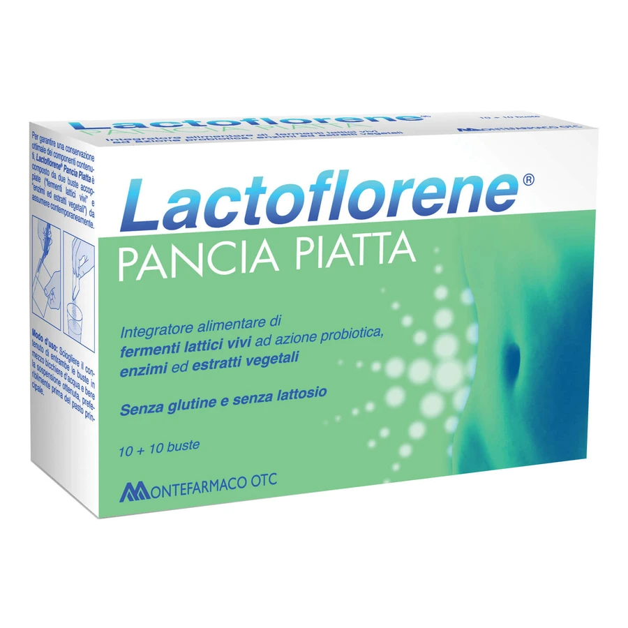 Lactoflorene Platte Buik 10 Zakjes