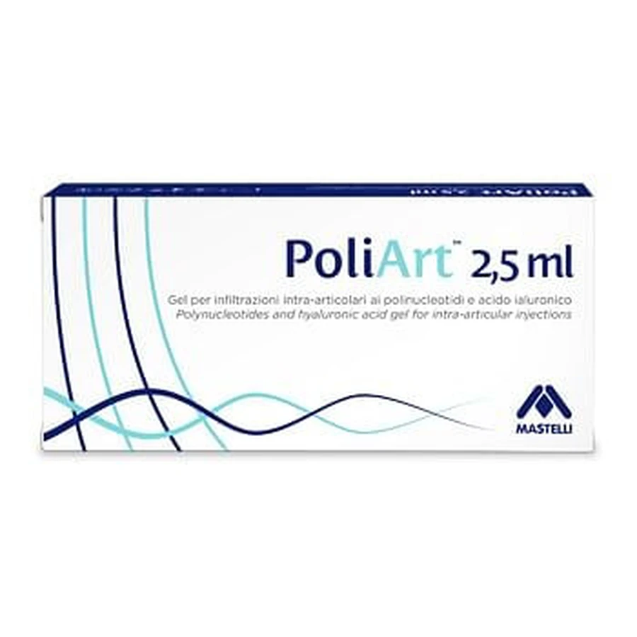 Poliart Seringue Intra Articulaire 20mg/Ml Acide Hyaluronique 2.5 Ml