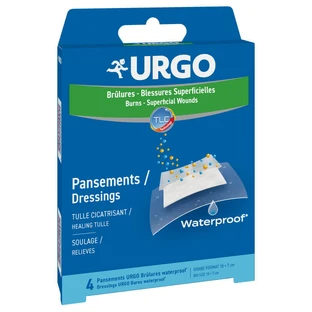 URGO QUEMADURAS SUPERF WP10X7 4PCS