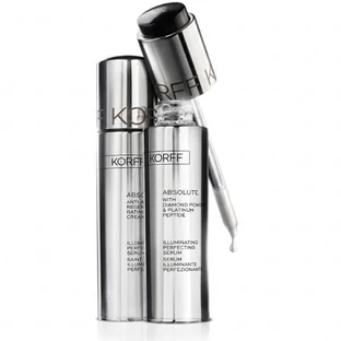Korff absolute illuminating face serum dans un emballage spécial