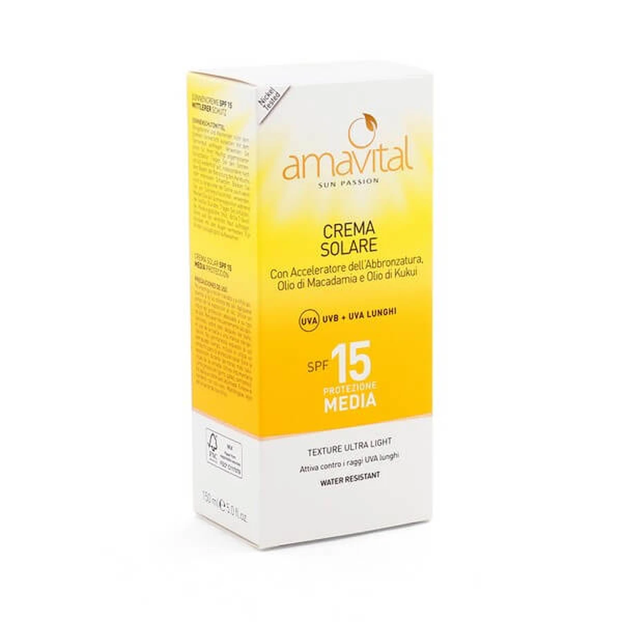 Amavital sunscreen face and body SPF 15 150 ml