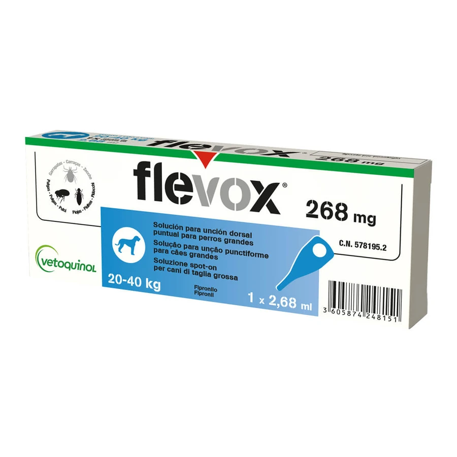 FLEVOX Spot Dogs 1x2.68ml20-40