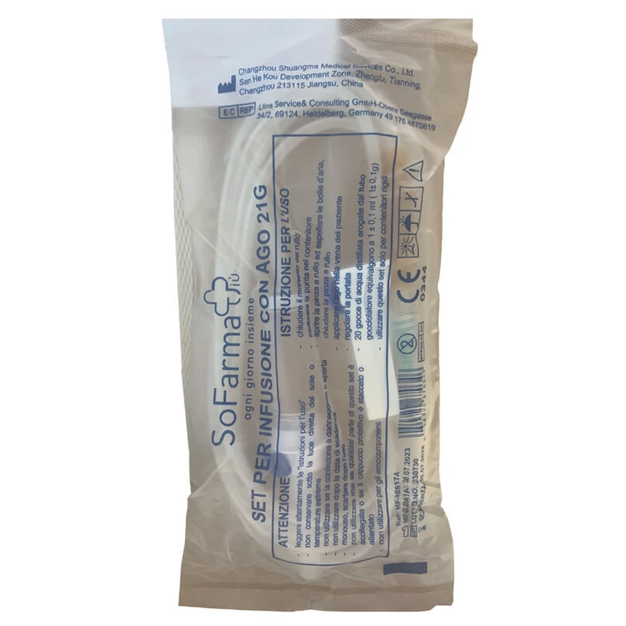 SoFarma+ Infusionsschlauch mit Kanüle