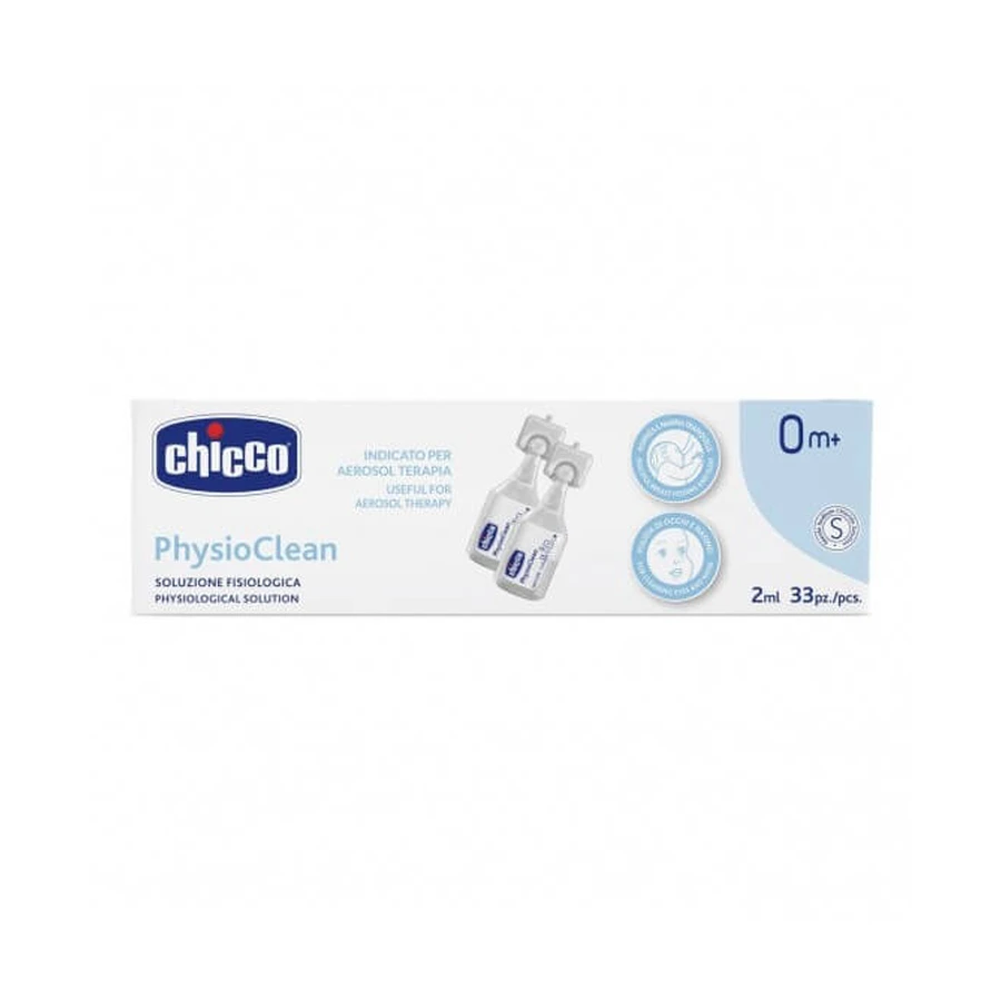 Chicco Physioclean Solution 2 Ml 33 Pieces