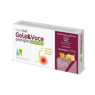 NUTRIDEF THROAT&amp;VOICE SF MI20PAST