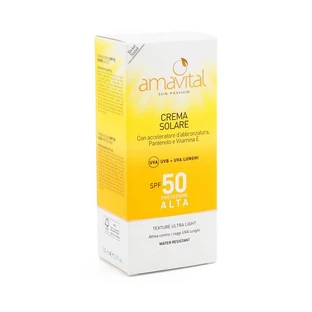 Amavital cremă solară pentru față și corp SPF 50 150 ml
