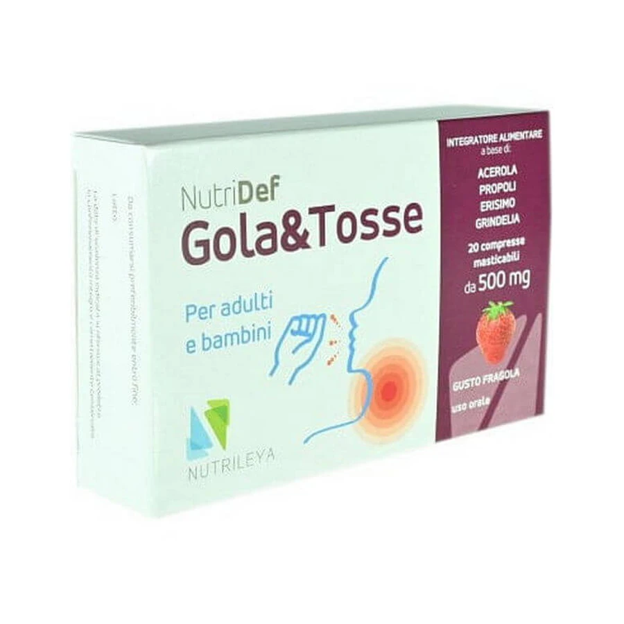 NUTRIDEF THROAT&amp;COUGH 20CPR
