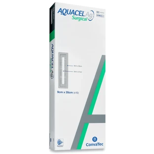 Aquacel® AG Quirúrgico 9X35cm Convatec 10 Piezas