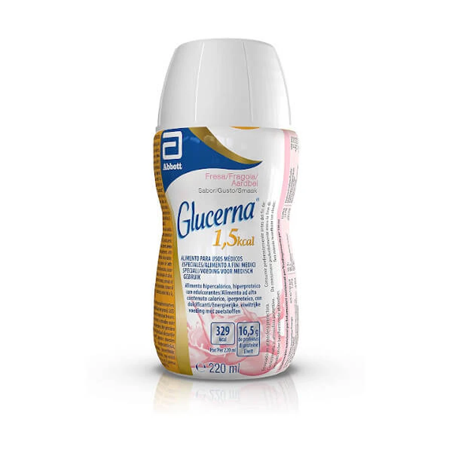 Glucerna Sel 1,5Kcal Aardbei 220ml