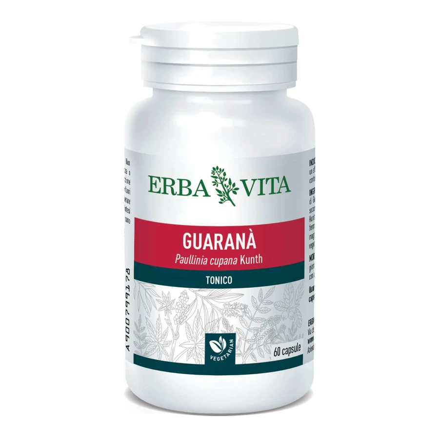 Guarana 60 Capsules 500mg Erbavita