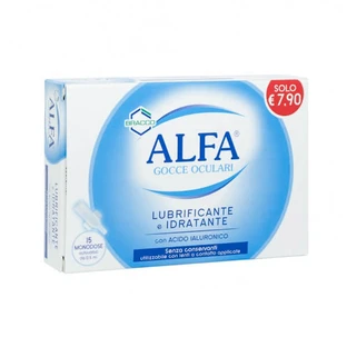 Alfa Lubricating and Moisturizing Eye Drops 15 Single-Dose