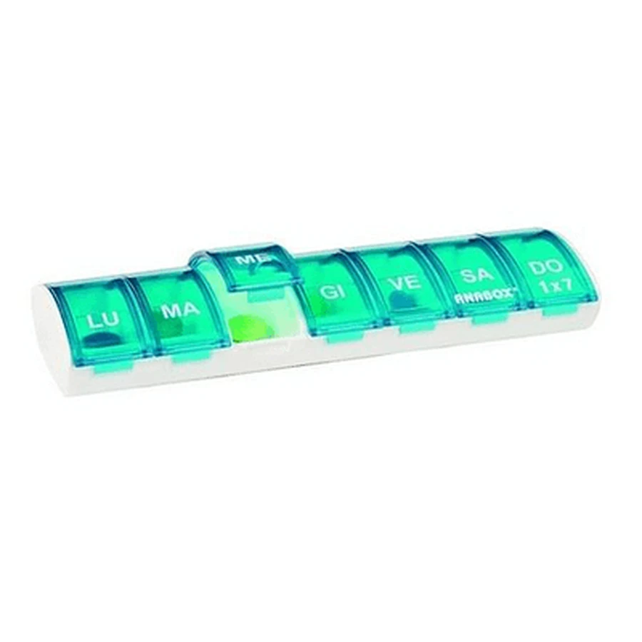 Medicamente Pillbox săptămânal 4 doze Medicamente