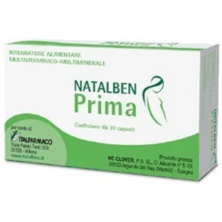Natalben Prima 30 Capsules Multivitamin Supplement for Pregnancy
