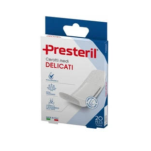 PRESTERIL Delicate medium plasters 7x2 cm - 20 pieces