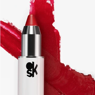 Overskin Velvet lipstick Click'n Kiss 01 cynical red