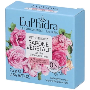 Euphidra Rosenblüten Pflanzenölseife 75g