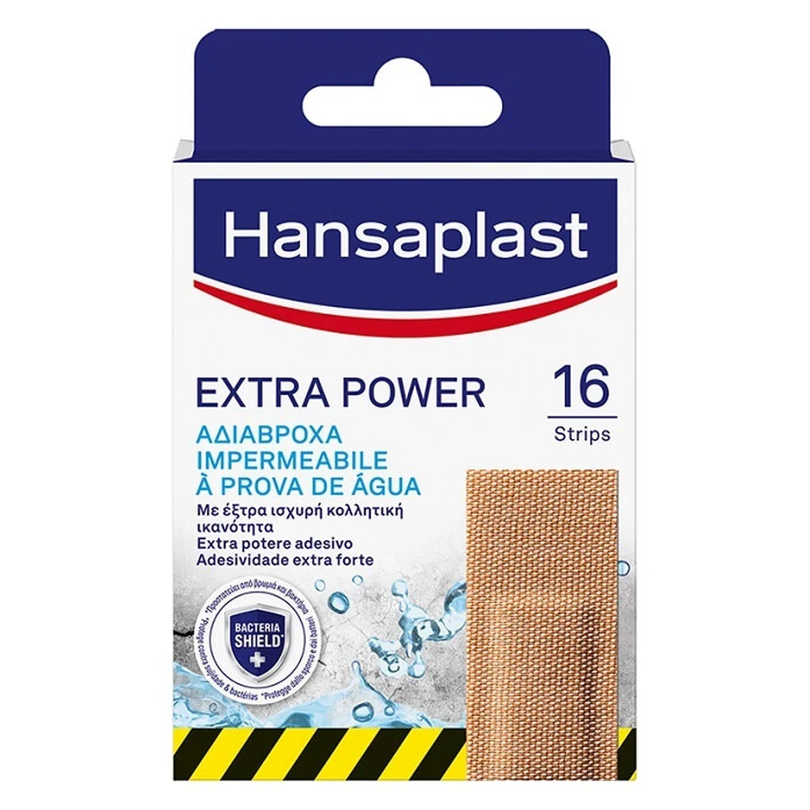 Hansaplast Extra Power Pflaster 16 Stück 22x76mm