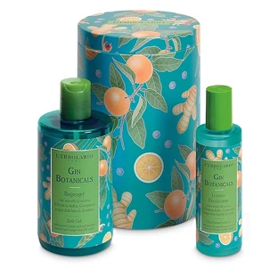 L'Erbolario box set with bath gel and deodorant Gin Botanicals