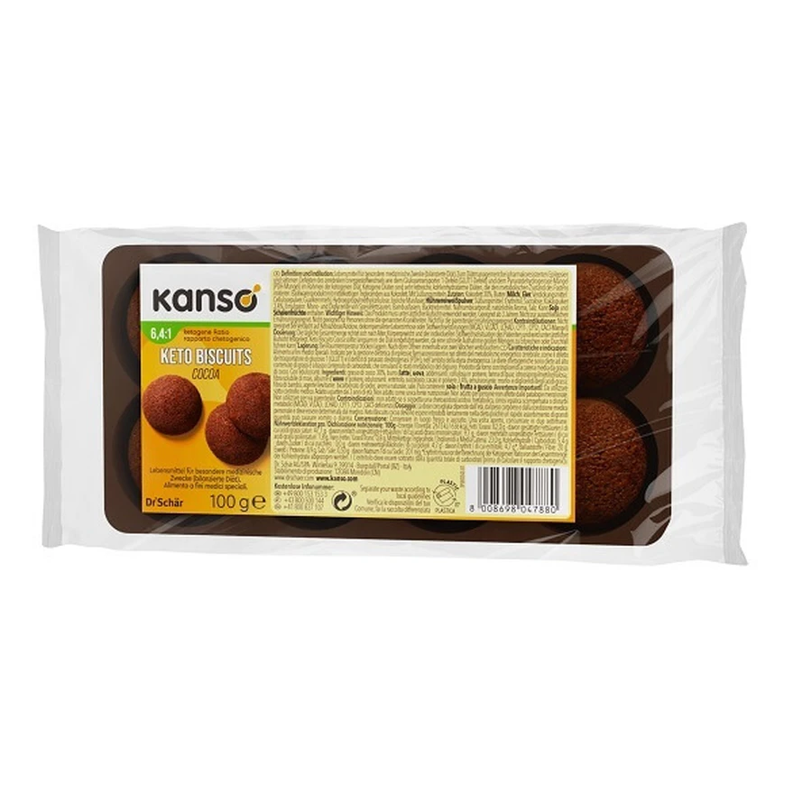 KANSO KETO KOEKJES CACAO 100G