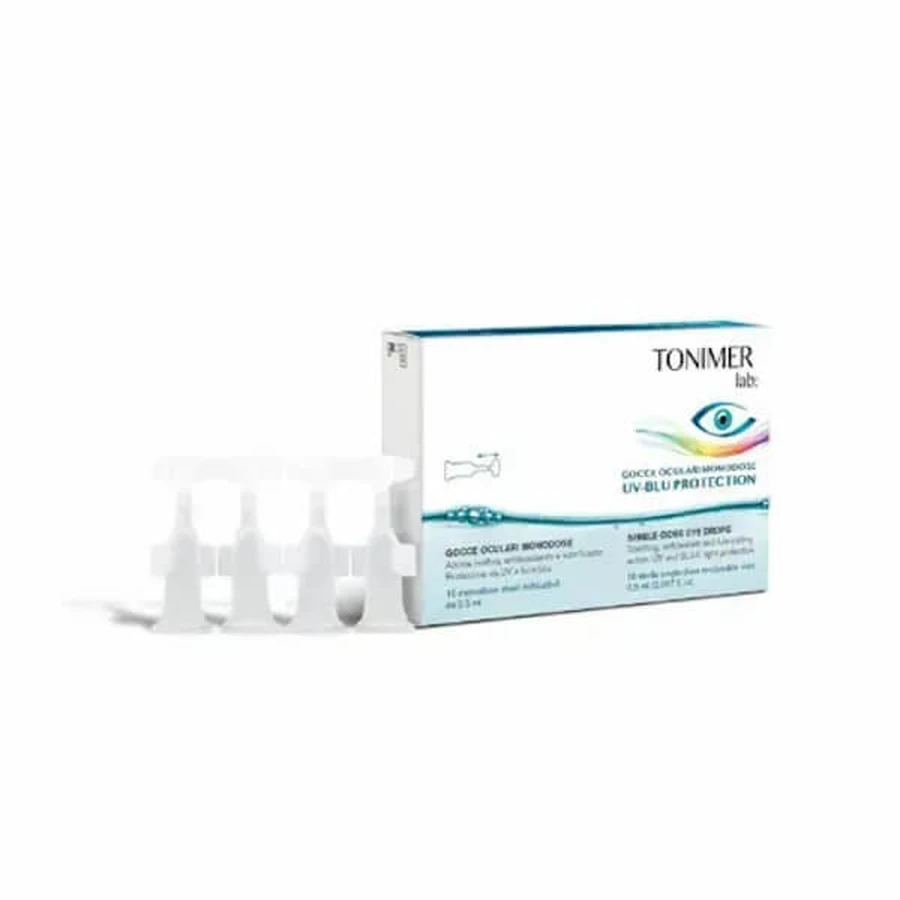 Tonimer Lab UV Protection Eye Drops 10 Vials
