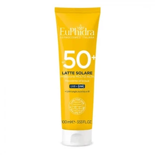 Euphidra Kaleido Travel Size Body Sun Milk 100ml SPF50+ - Protecție solară foarte ridicată