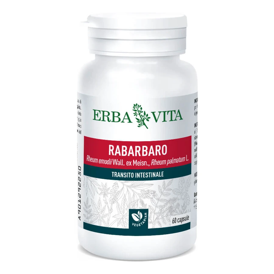Rhubarb 60 Capsules Erbavita