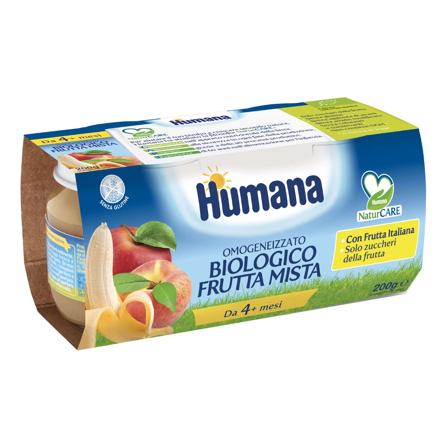 OMO HUMANA Mixed Fruit 2x100g