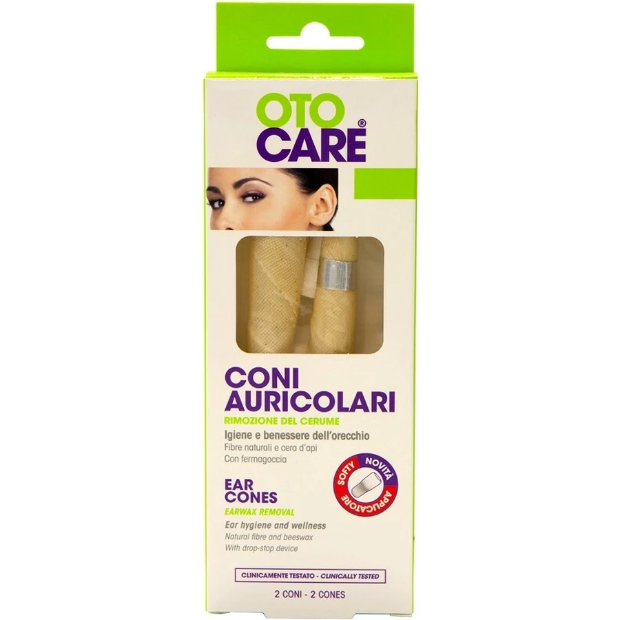 Cônes de nettoyage d'oreilles Otocare 2p