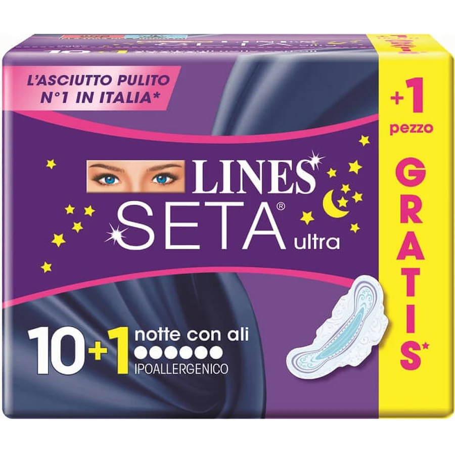 LINEAS SEDA ULTRA NOCHE 10+1UDS