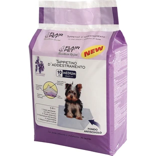 PETS&HUGS LUXURY HYGIENIC FRAGRANCE CARPET LAVENDER 90x60 10 PZ.