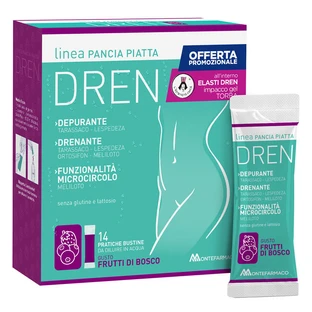 Platte Buik Dren Bessen 14 Stick Packs + Turf Gel Wrap 100ml
