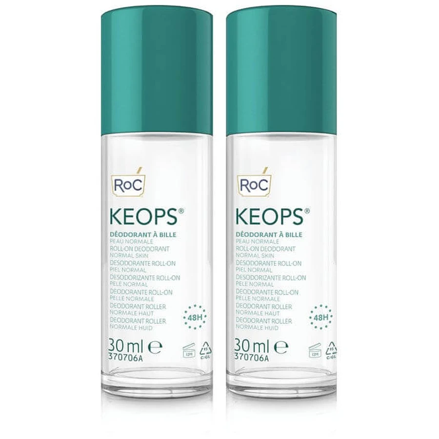 Roc Keops Deo Roll On 2 X 30 Ml