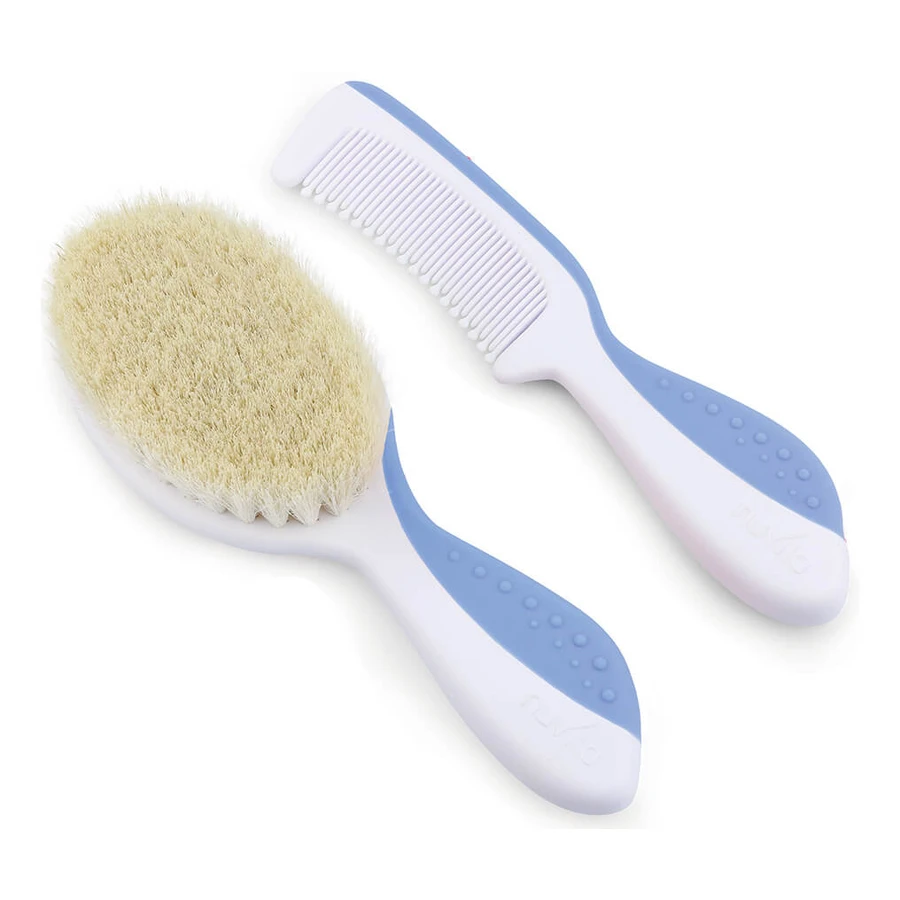 BLUE HAIR BRUSH/PETT KIT